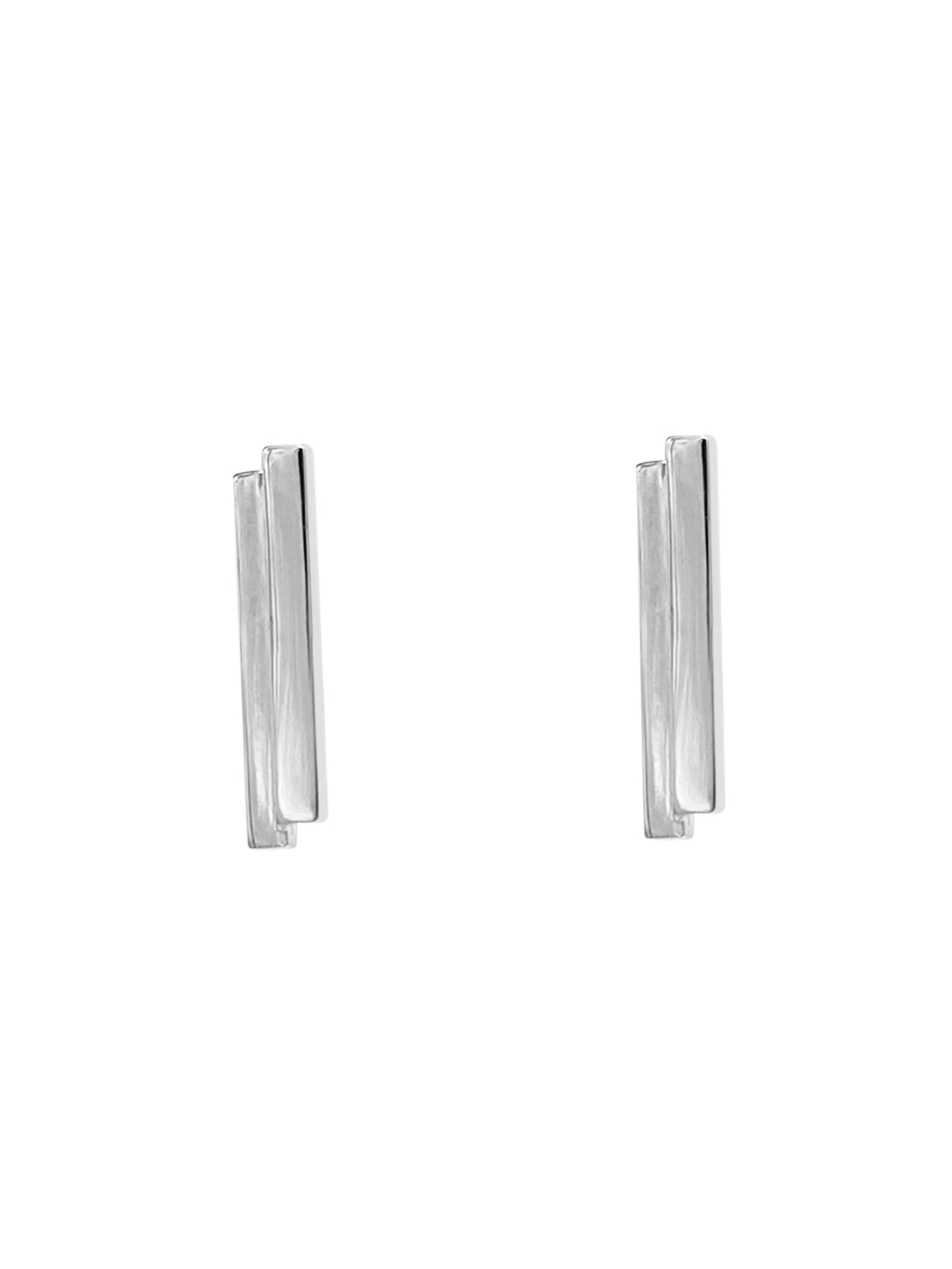 Sterling Silver Bar Earrings