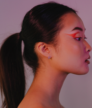 Load image into Gallery viewer, Sterling Silver Shifted Box Earrings